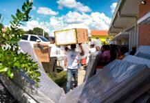 Gobierno inicia entrega de enseres del hogar a familias afectadas por inundaciones.