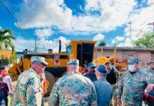 Comandante del Comando Conjunto Unificado supervisa desde el terreno respuesta militar ante inundaciones en Puerto Plata.