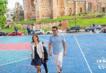Ministro de Turismo y embajadora de USA recorren la Ciudad Colonial.