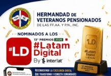 Hermandad de Veteranos Pensionados de las Fuerzas Armadas y la Policía Nacional es seleccionada finalista en los Premios Latam Digital 2026