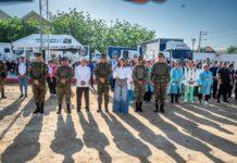 Ministerio de Defensa realiza amplio operativo médico y odontológico en Montecristi y anuncia construcción de escuela vocaciona.