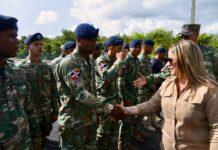 AEOFARD desarrolla jornada de apoyo a miembros de la FARD en la Base Aérea Barahona.