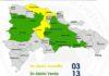 COE coloca tres provincias en alerta amarilla y mantiene 12 y el DN en verde por vaguada
