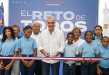 Presidente Abinader entrega el Centro Educativo Minerva Guzmán en Pedro Brand con 23 aulas y capacidad para 960 niños