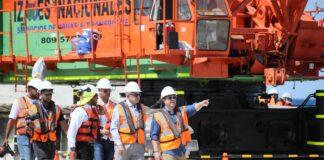 Obras Públicas, Portuaria y el BID supervisan avances de la nueva terminal del Puerto de Manzanillo