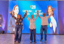 Carolina recibe apoyo de la diputada Anny Mambrú y ex secretario general del ayuntamiento SDE Jesús Colón